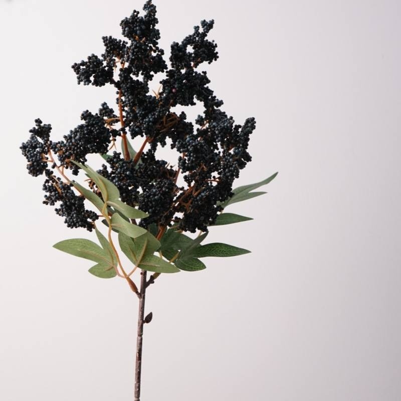Simulated nandina berry branches