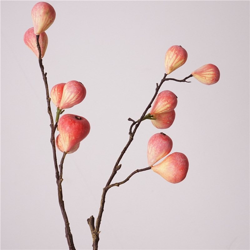 Artificial fig fruit branch