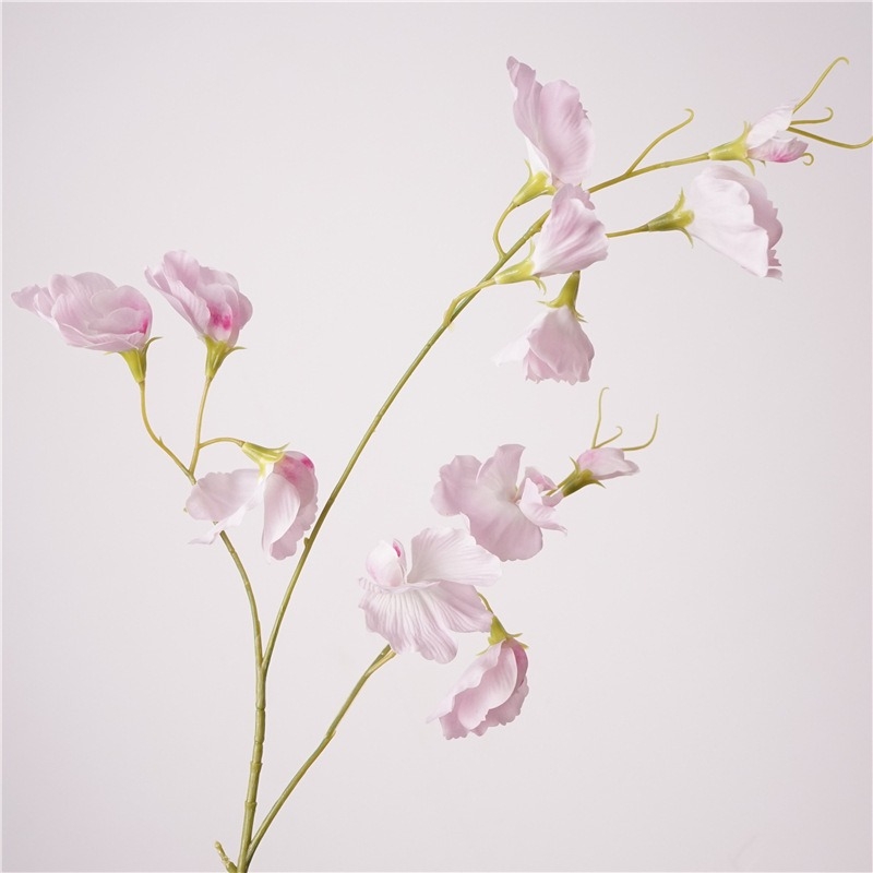 Simulated pea flowers