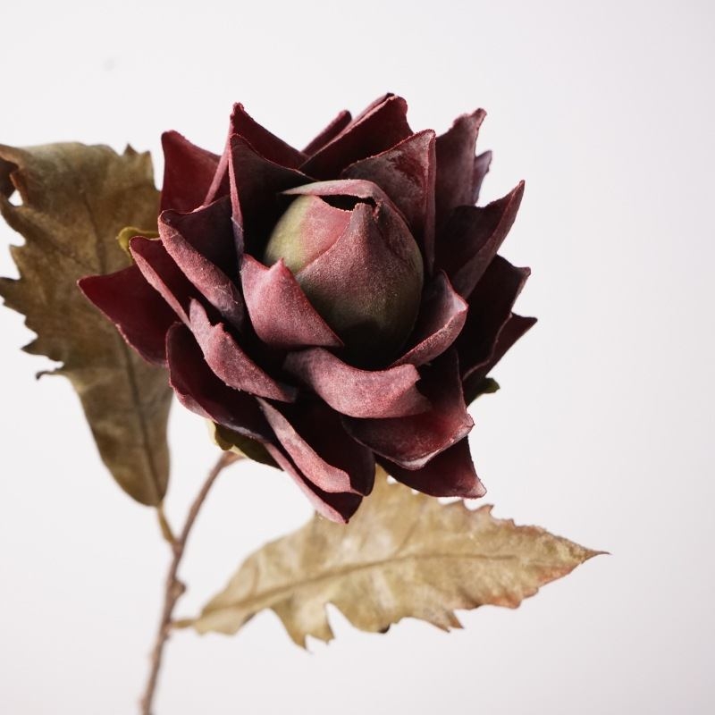 Artificial Burgundy Protea