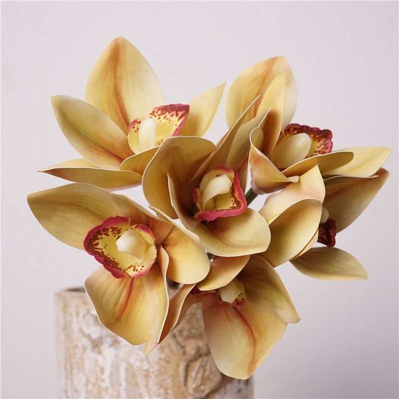 Fake Cymbidium Orchid Bouquet