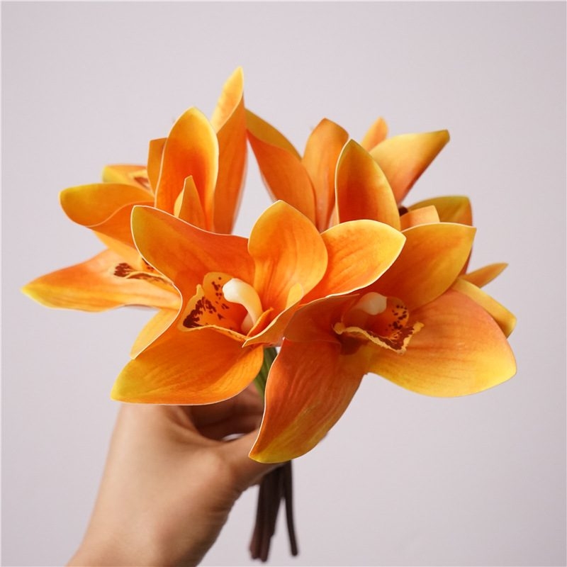 Fake Cymbidium Orchid Bouquet