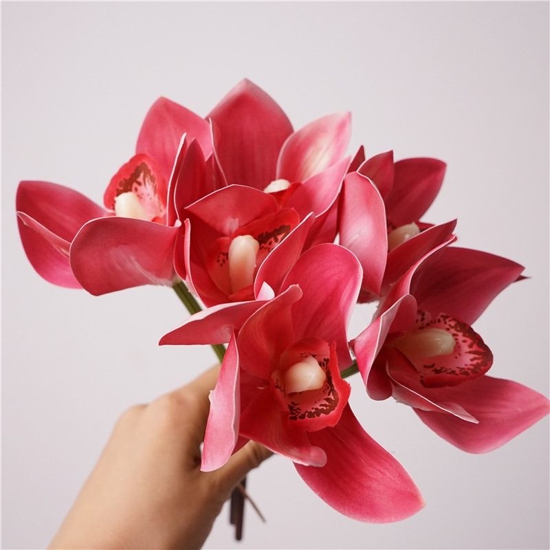 Fake Cymbidium Orchid Bouquet