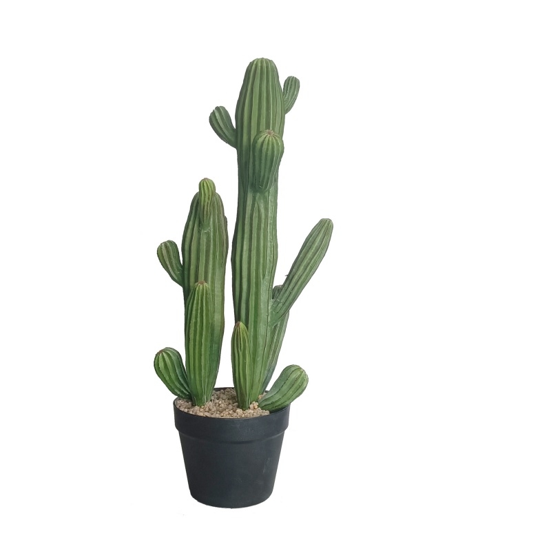 Artificial Multi-stem Cactus Potted