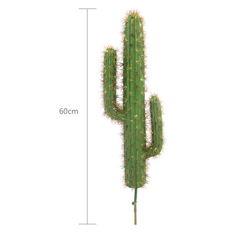 Simulated cylindrical cactus with three branches