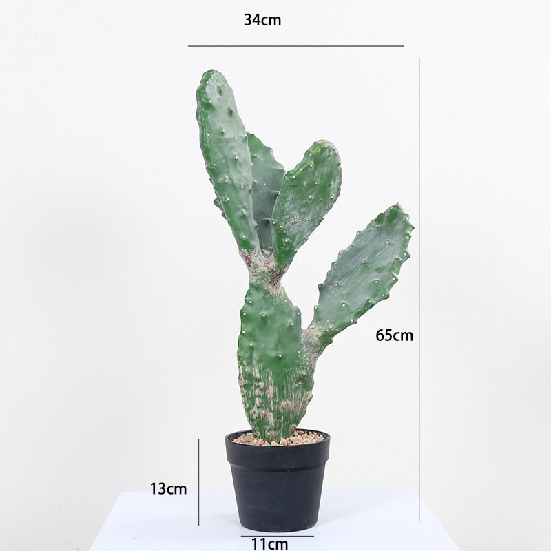 Artificial Prickly Pear Cactus