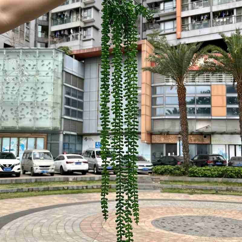 Artificial Hanging String of Buttons Branch