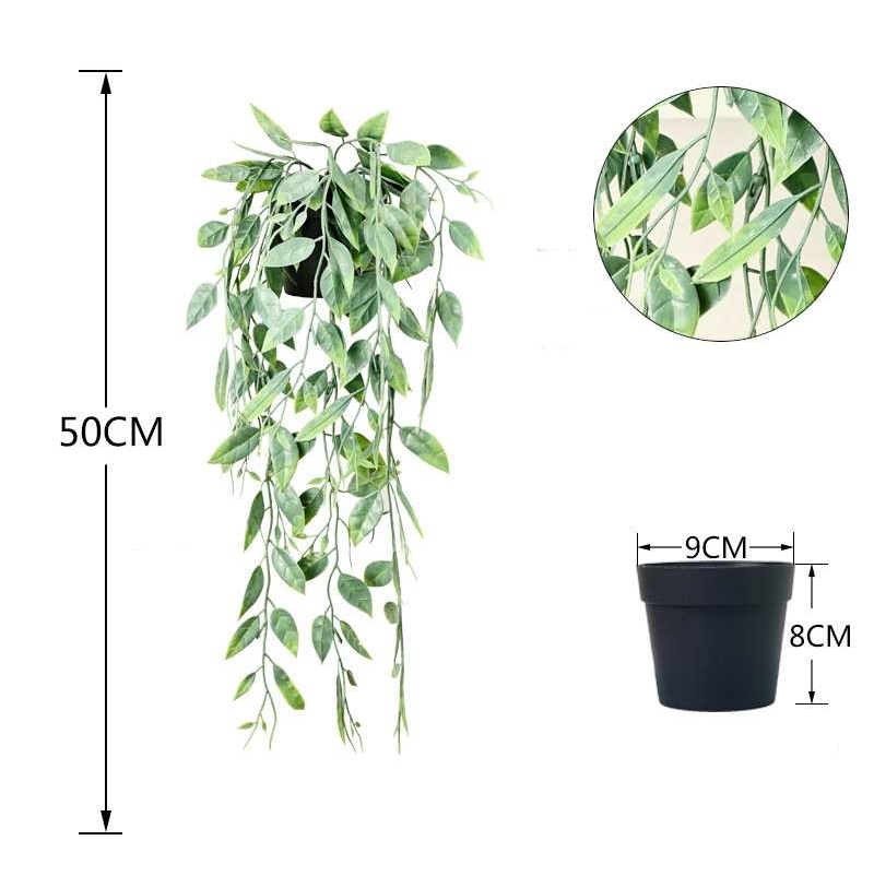 Frost white artificial pea vine
