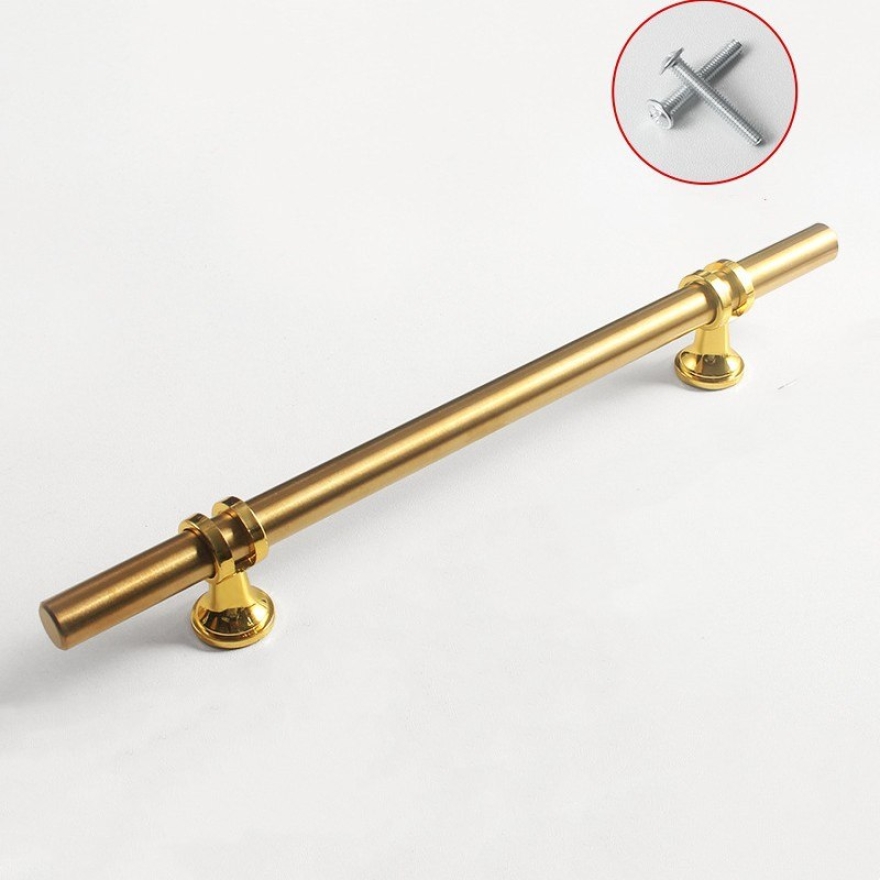 Stainless steel gold handle