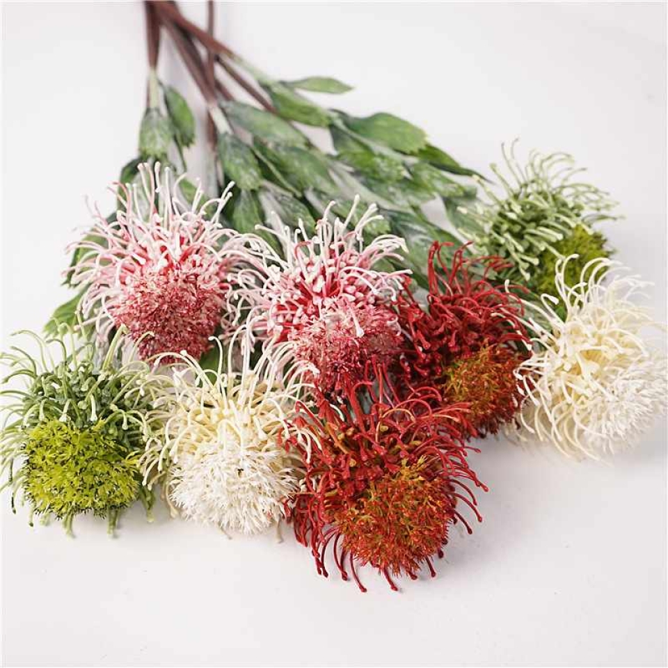 Artificial Pincushion Flower